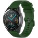 Ремешок Deexe Silicone Watchband для Huawei Watch GT 3 (46mm) - Army Green (291709AG). Фото 2 из 8
