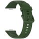 Ремінець Deexe Soft Silicone для Huawei Watch Fit 3 - Army Green (357103AG). Фото 2 з 7
