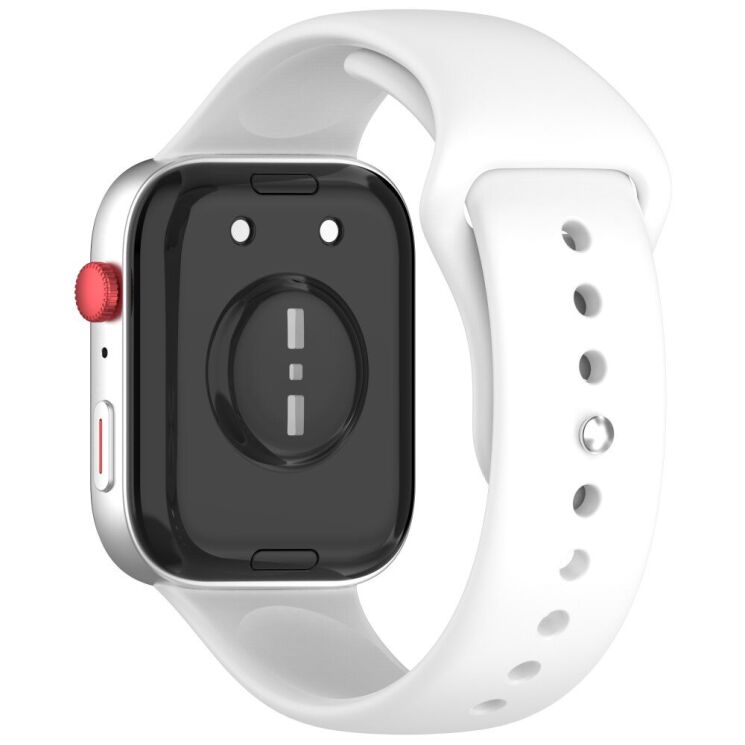Ремешок Deexe Soft Touch для Huawei Watch Fit 3 - White: фото 1 из 7
