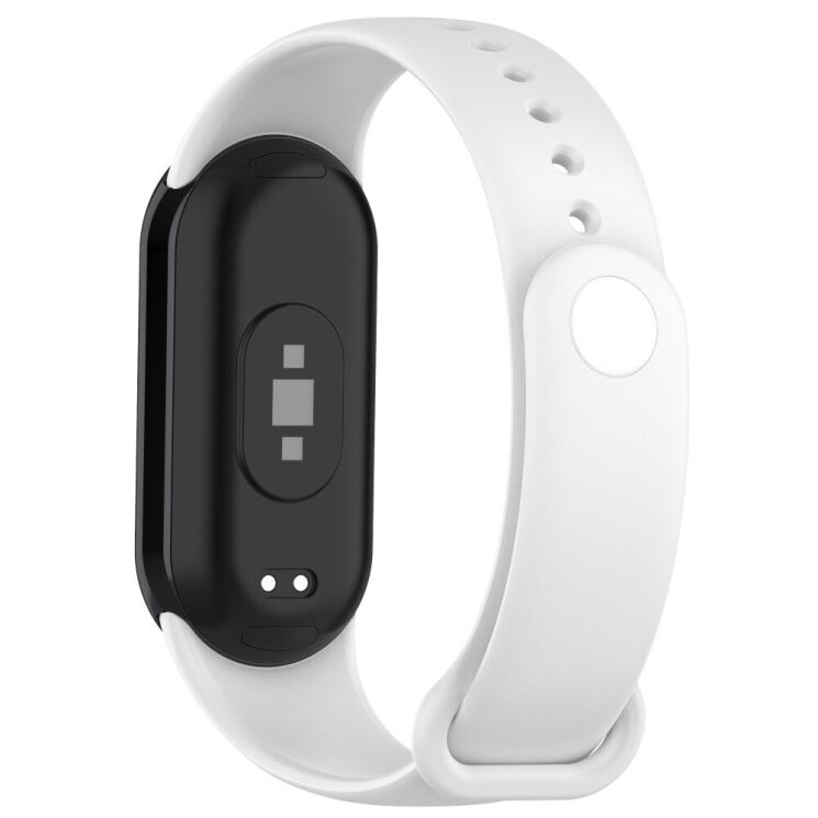 Ремешок Deexe Soft Touch для Xiaomi Mi Smart Band 8 / 9 - White: фото 1 из 7