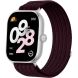 Ремешок Deexe Soft Weave для Xiaomi Redmi Watch 4 / Watch 5 / Watch 6 / Mi Smart Band 8 Pro / Band 9 Pro - Smoky Purple (391405DV). Фото 2 из 5