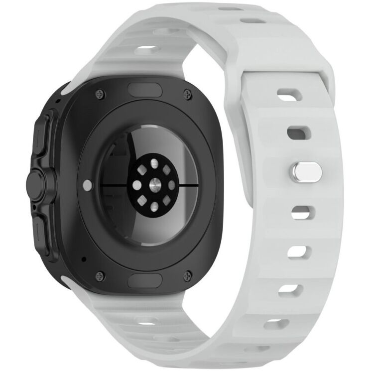 Ремешок Deexe Sport Series для Samsung Galaxy Watch Ultra (47mm) - Light Grey: фото 1 из 6