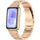 Ремешок Deexe Stainless Steel для Huawei Band 11 Pro / Band 11 - Rose Gold (410603RG). Фото 2 из 10