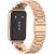 Ремешок Deexe Stainless Steel для Huawei Band 11 Pro / Band 11 - Rose Gold: фото 1 из 10