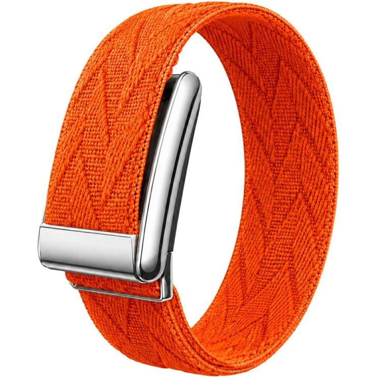 Ремешок для часов Reframe Weave Fit для WHOOP 5.0 / MG - Orange / Silver: фото 1 из 3
