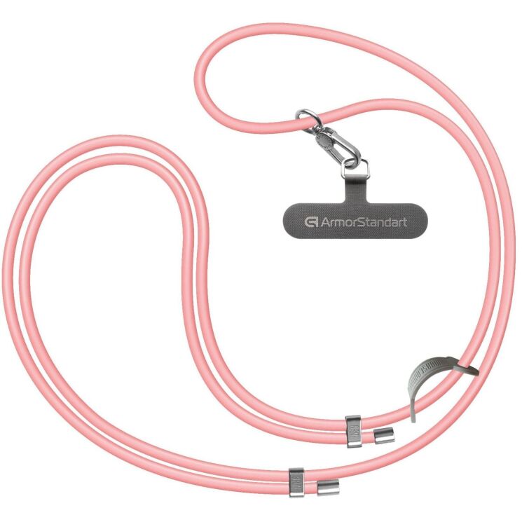 Ремешок для смартфона ArmorStandart Silicone Rope - Titanium Pink: фото 1 из 5
