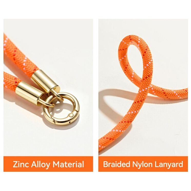 Ремінець для смартфона ROCK Tether Cord - Orange: фото 10 з 13