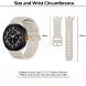 Ремінець KALEBOL Silicone Strap для Samsung Galaxy Watch 8 (40/44mm) / 8 Classic - Beige (384114E). Фото 5 з 7