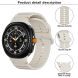Ремінець KALEBOL Silicone Strap для Samsung Galaxy Watch 8 (40/44mm) / 8 Classic - Beige (384114E). Фото 4 з 7