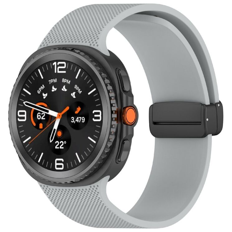 Ремінець Reframe Magnetic Loop для Samsung Galaxy Watch 8 (40/44mm) / 8 Classic - Light Grey: фото 2 з 7