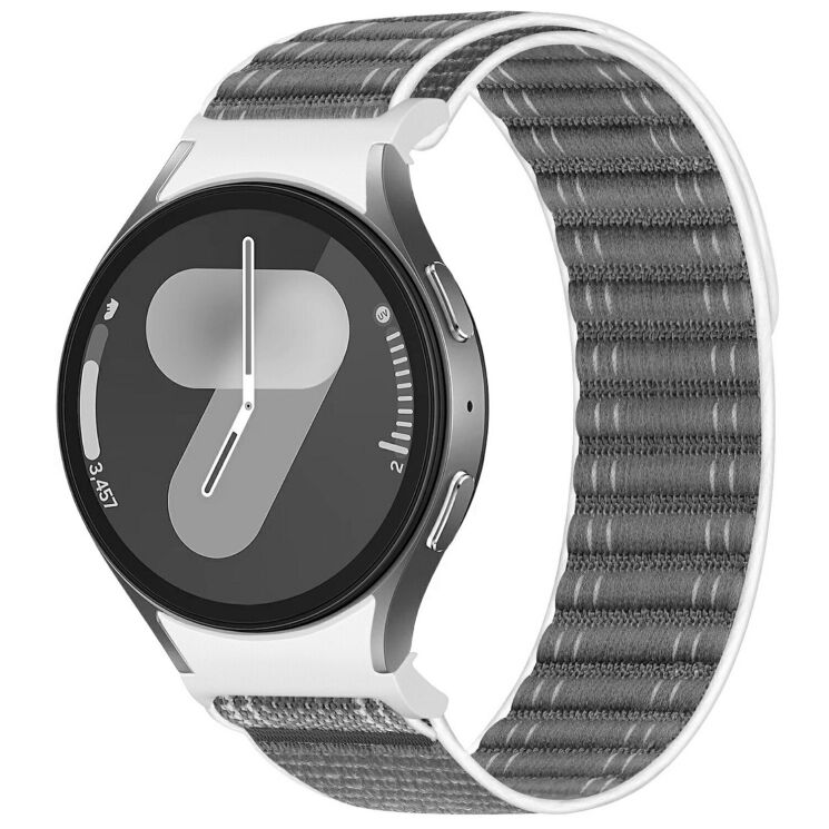 Ремінець Reframe Sprint для Samsung Galaxy Watch 4 / 4 Classic / 5 / 5 Pro / 6 / 6 Classic / 7 / FE - Grey: фото 2 з 18