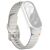 Ремешок Reframe Wavy Pattern для Xiaomi Mi Smart Band 8 / 9 / 10 - Light Grey: фото 1 из 12