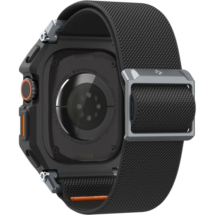 Ремінець Spigen Lite Fit Pro with Screen Protector для Apple Watch Ultra / Ultra 2 / Ultra 3 (49mm) ACS11415 - Black: фото 3 з 15