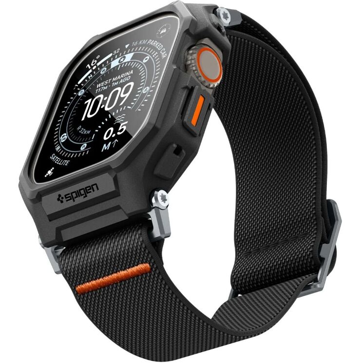 Ремінець Spigen Lite Fit Pro with Screen Protector для Apple Watch Ultra / Ultra 2 / Ultra 3 (49mm) ACS11415 - Black: фото 5 з 15