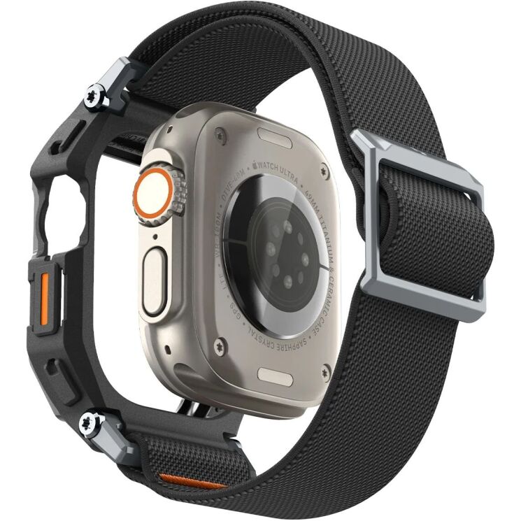 Ремінець Spigen Lite Fit Pro with Screen Protector для Apple Watch Ultra / Ultra 2 / Ultra 3 (49mm) ACS11415 - Black: фото 2 з 15