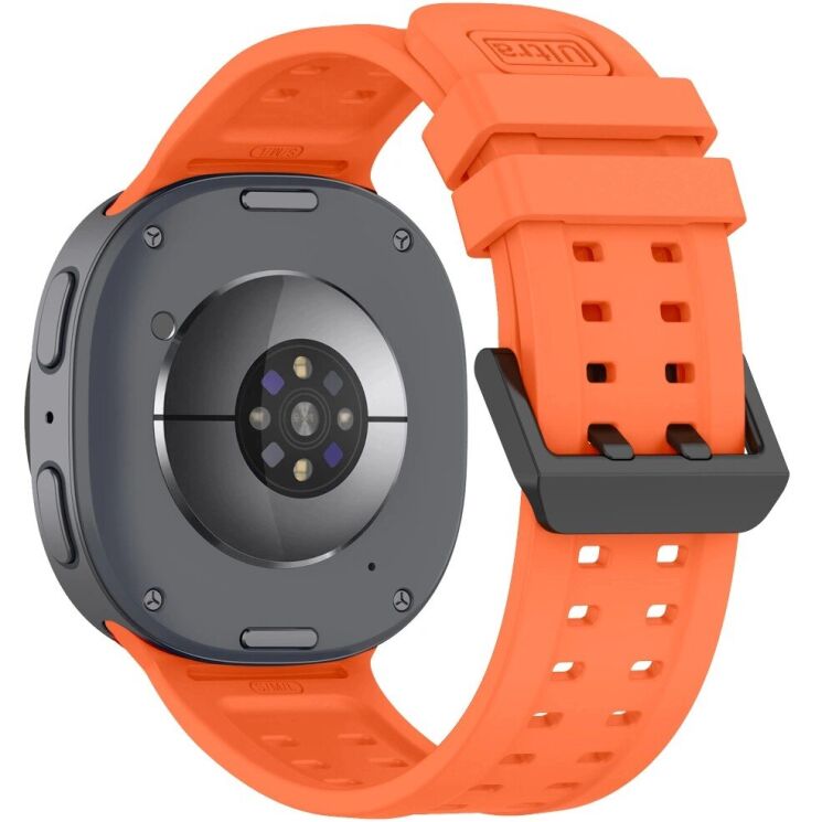 Ремешок Tech-Protect Silicone Air для Samsung Galaxy Watch 9 (40/44mm) / 8 (40/44mm) / 8 Classic - Orange: фото 2 из 5