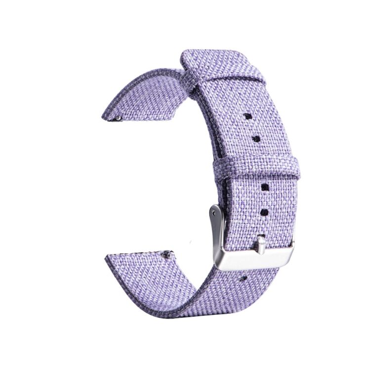 Ремешок UniCase Cloth Texture для Samsung Galaxy Watch 46mm / Watch 3 45mm / Gear S3 - Purple: фото 3 из 6