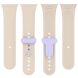 Ремінець UniCase Silicone Strap для Xiaomi Redmi Watch 3 - Ivory White / Light Purple (320509WV). Фото 4 з 7