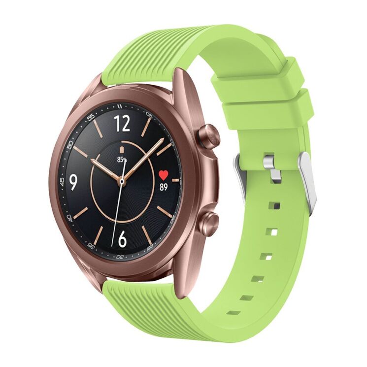 Ремешок UniCase Soft Line для Samsung Galaxy Watch 3 (41mm) - Green: фото 4 из 4