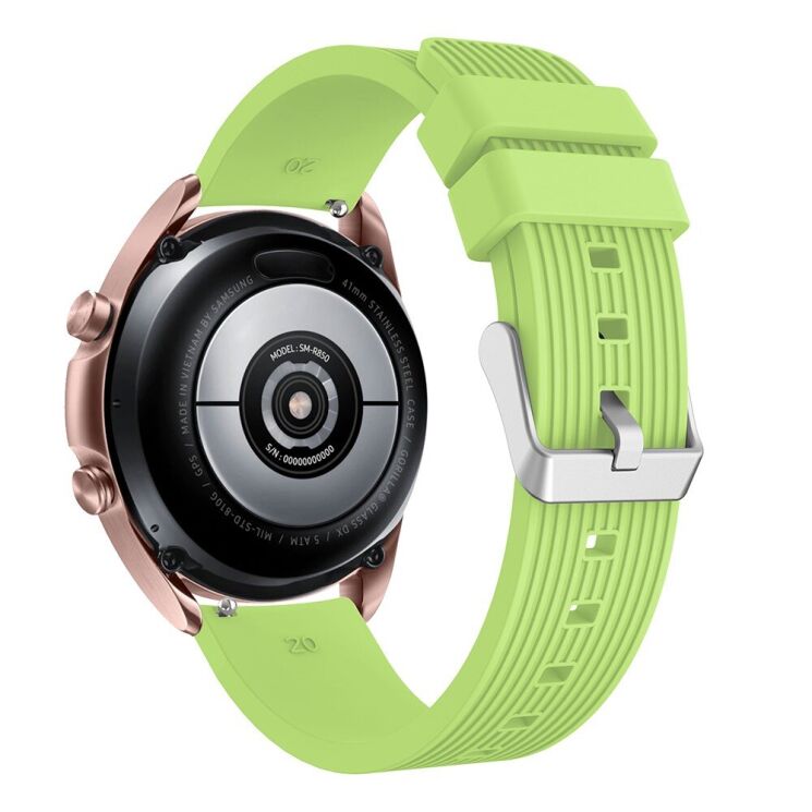 Ремешок UniCase Soft Line для Samsung Galaxy Watch 3 (41mm) - Green: фото 1 из 4