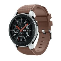 Ремешок UniCase Twill Texture для Samsung Galaxy Watch 46mm / Watch 3 45mm / Gear S3 - Brown: фото 1 из 6
