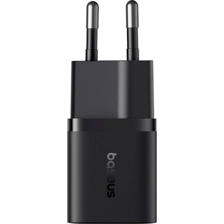 Мережевий зарядний пристрій Baseus GaN 1C 25W (P10110909113-00) - Black: фото 5 з 6