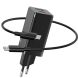 Сетевое зарядное устройство Baseus GaN2 Quick Charger 45W + кабель Type-C (CCGAN-Q01) - Black (141687B). Фото 1 из 20