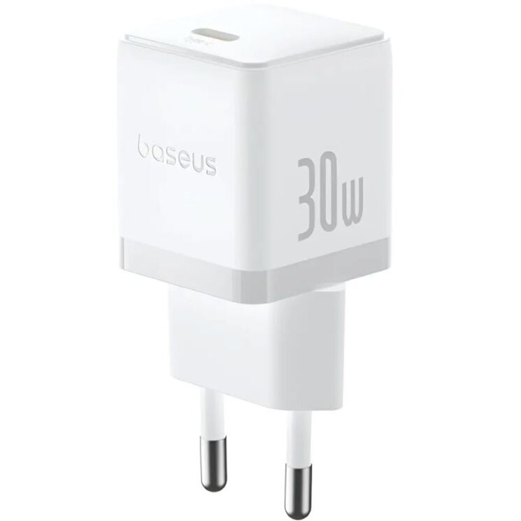 Сетевое зарядное устройство Baseus Palm 1C (30W) P10111605213-00 - White: фото 3 из 13