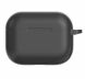 Силіконовий чохол Deexe Silicone Case для Apple AirPods Pro - Black (263201B). Фото 2 з 10