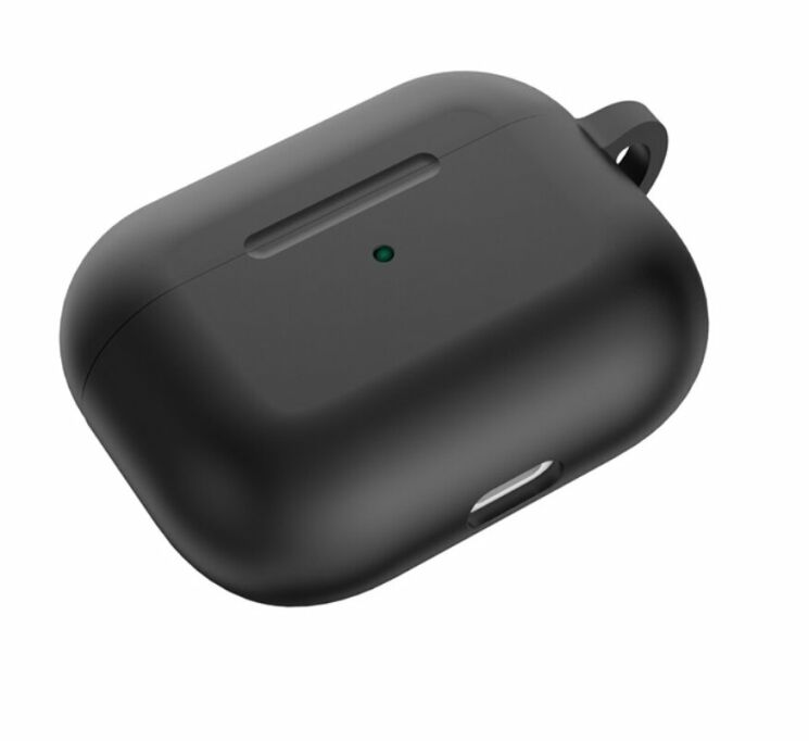 Силіконовий чохол Deexe Silicone Case для Apple AirPods Pro - Black: фото 4 з 10