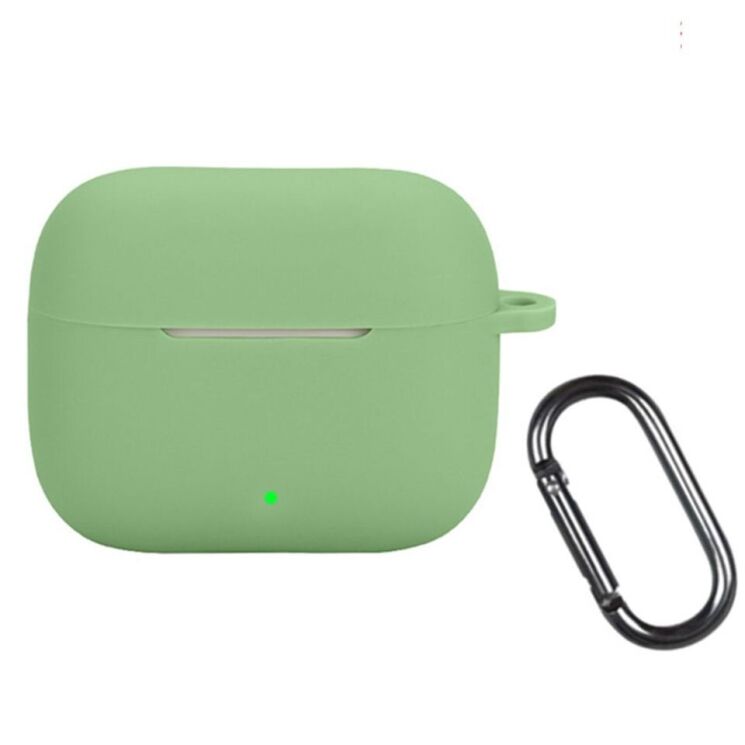 Силиконовый чехол Deexe Silicone Case (FH) для OPPO Enco Buds 3 Pro - Green: фото 1 из 8