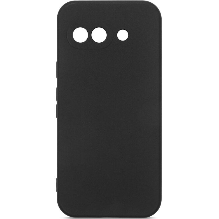 Силиконовый (TPU) чехол ArmorStandart Matte Slim Fit для Google Pixel 9a - Black: фото 1 из 5