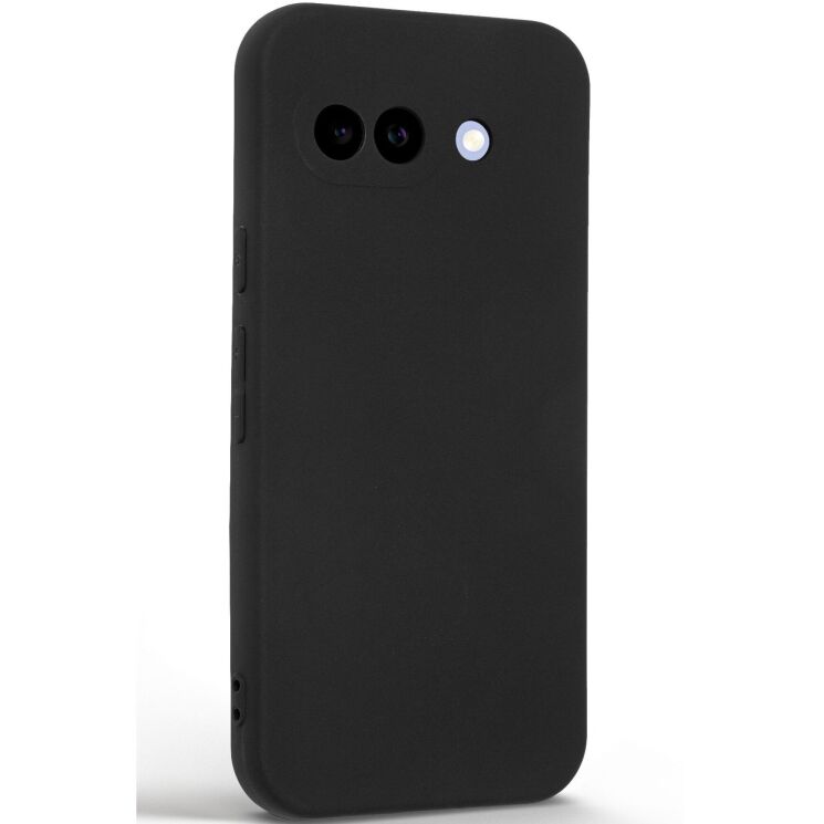 Силиконовый (TPU) чехол ArmorStandart Matte Slim Fit для Google Pixel 9a - Black: фото 2 из 5
