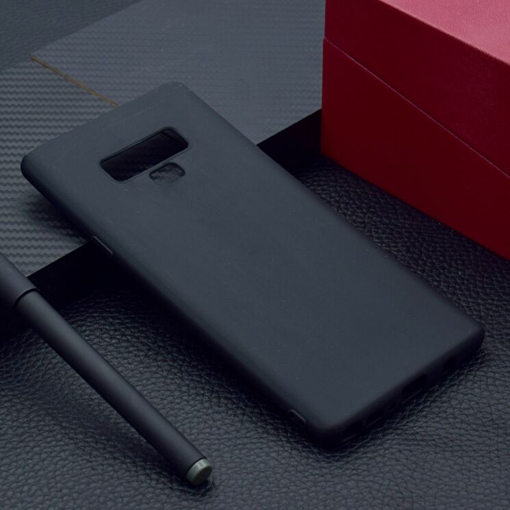 Силиконовый (TPU) чехол Deexe Matte Case для Samsung Galaxy Note 9 (N960) - Black: фото 7 из 9