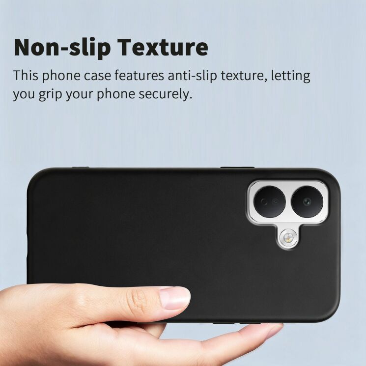 Силіконовий (TPU) чохол Deexe Matte Case для Xiaomi Poco X8 - Black: фото 7 з 8