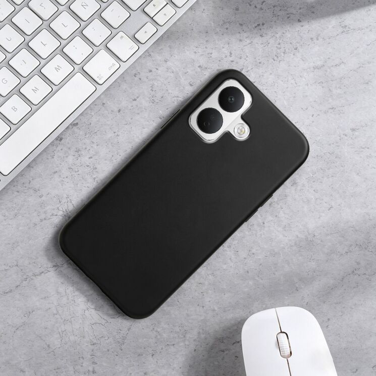 Силіконовий (TPU) чохол Deexe Matte Case для Xiaomi Poco X8 - Black: фото 8 з 8