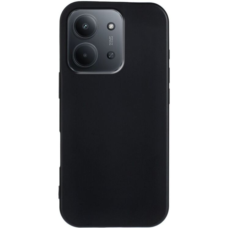 Силіконовий (TPU) чохол Deexe Matte Case для Xiaomi Redmi 15C / Poco C85 - Black: фото 4 з 7