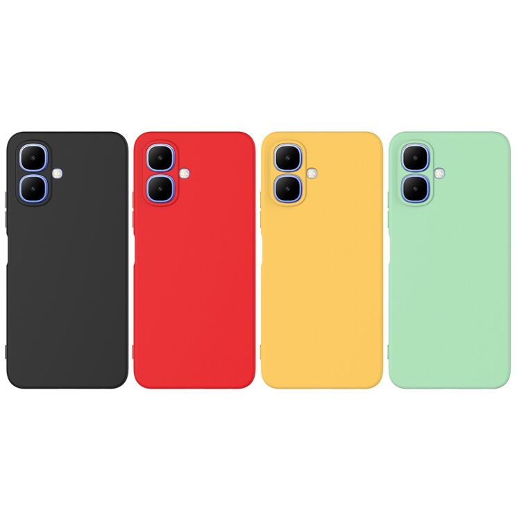 Силиконовый (TPU) чехол Deexe Silicone Case для Infinix Smart 20 - Black: фото 2 из 9