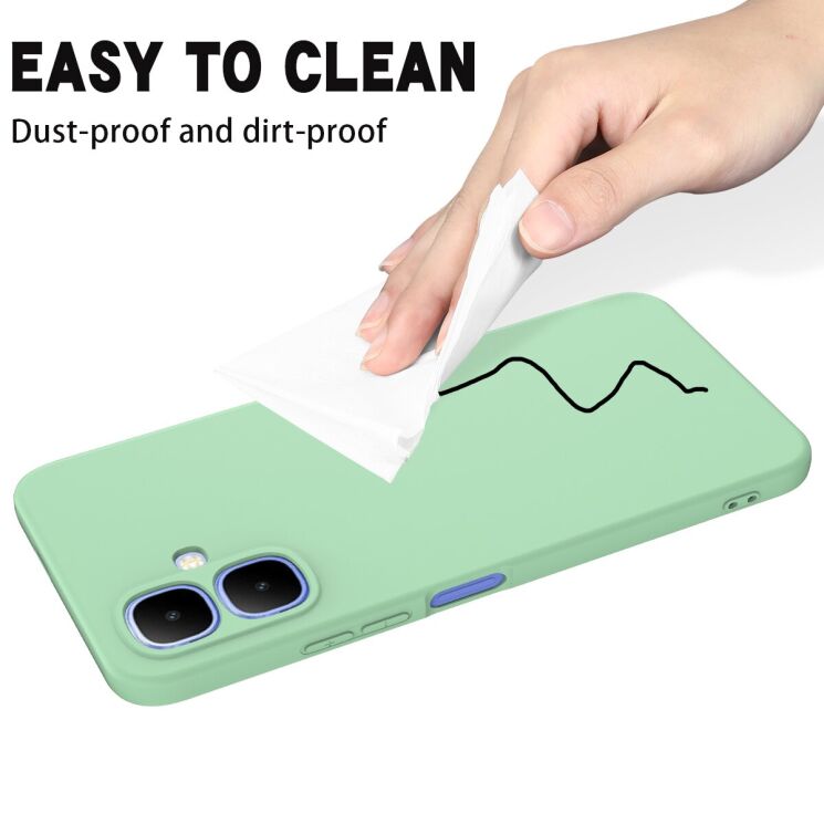 Силиконовый (TPU) чехол Deexe Silicone Case для Infinix Smart 20 - Black: фото 9 из 9