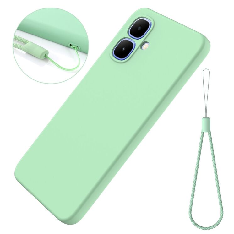 Силиконовый (TPU) чехол Deexe Silicone Case для Infinix Smart 20 - Black: фото 8 из 9