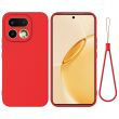 Силиконовый (TPU) чехол Deexe Silicone Case для Realme 16 Pro Plus - Red (428504R)
