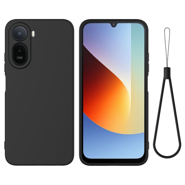 Силіконовий (TPU) чохол Deexe Silicone Case для Xiaomi Redmi A7 Pro - Black: фото 1 з 9