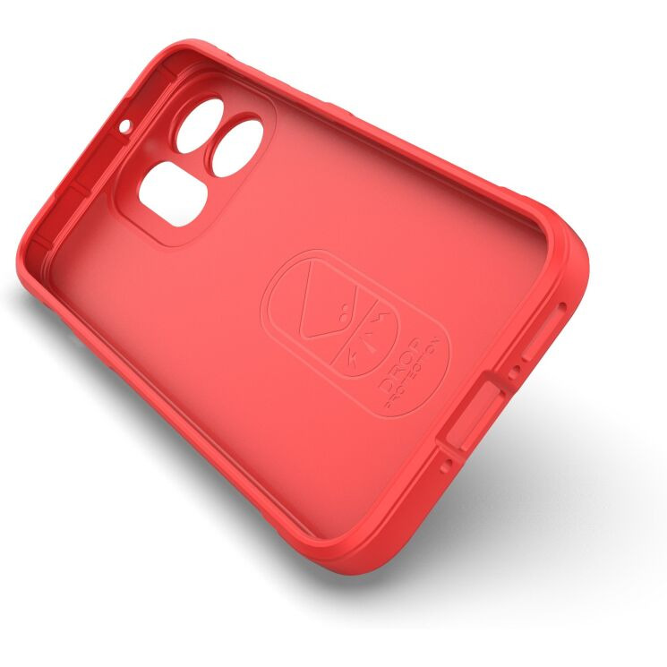 Силиконовый (TPU) чехол Deexe Terra Case для OPPO Reno 16 / 16 Pro - Red: фото 3 из 9