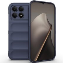 Силіконовий (TPU) чохол Deexe Terra Case для Xiaomi Poco F8 Pro - Dark Blue: фото 1 з 5