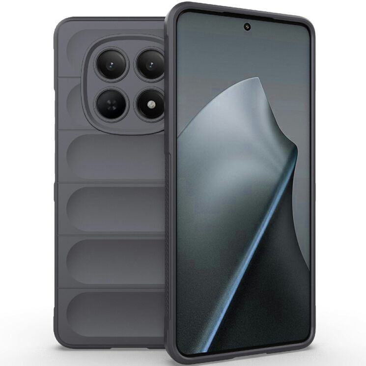 Силиконовый (TPU) чехол Deexe Terra Case для Xiaomi Redmi Note 15 - Dark Grey: фото 1 из 5