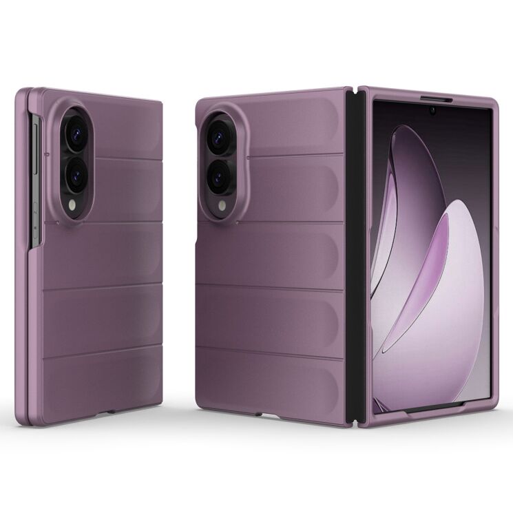 Силиконовый (TPU) чехол Deexe Terra Case (FF) для Samsung Galaxy Fold 8 - Light Purple: фото 1 из 6