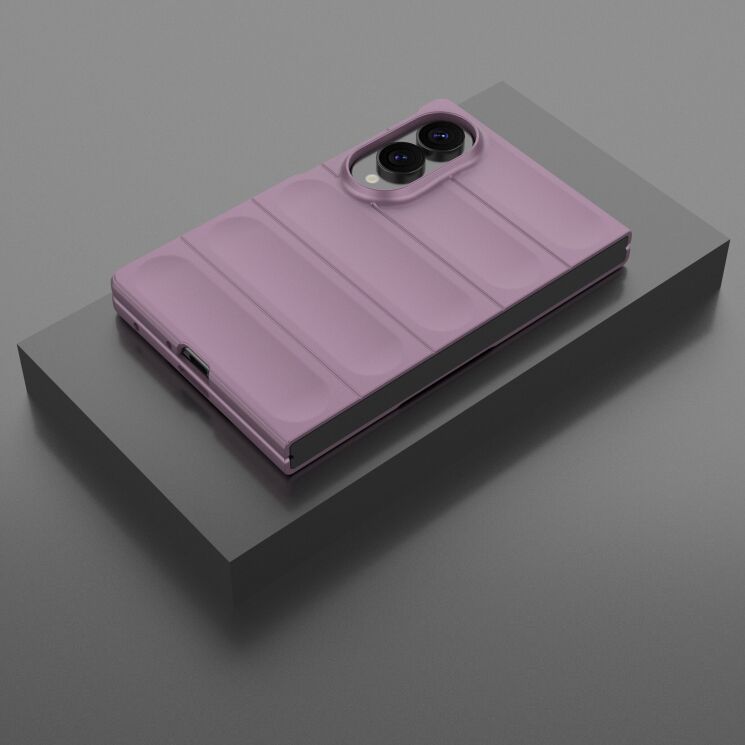 Силиконовый (TPU) чехол Deexe Terra Case (FF) для Samsung Galaxy Fold 8 - Light Purple: фото 5 из 6