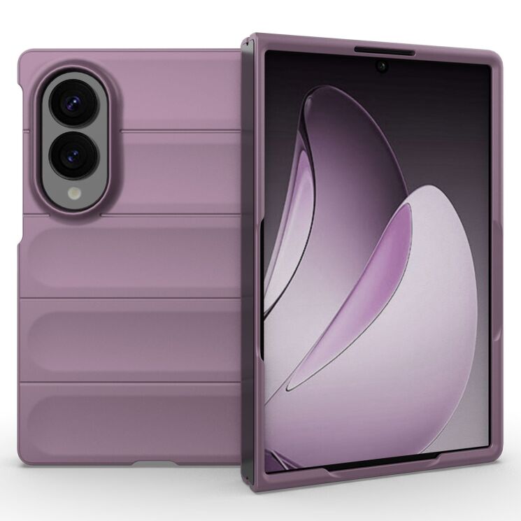 Силиконовый (TPU) чехол Deexe Terra Case (FF) для Samsung Galaxy Fold 8 - Light Purple: фото 2 из 6