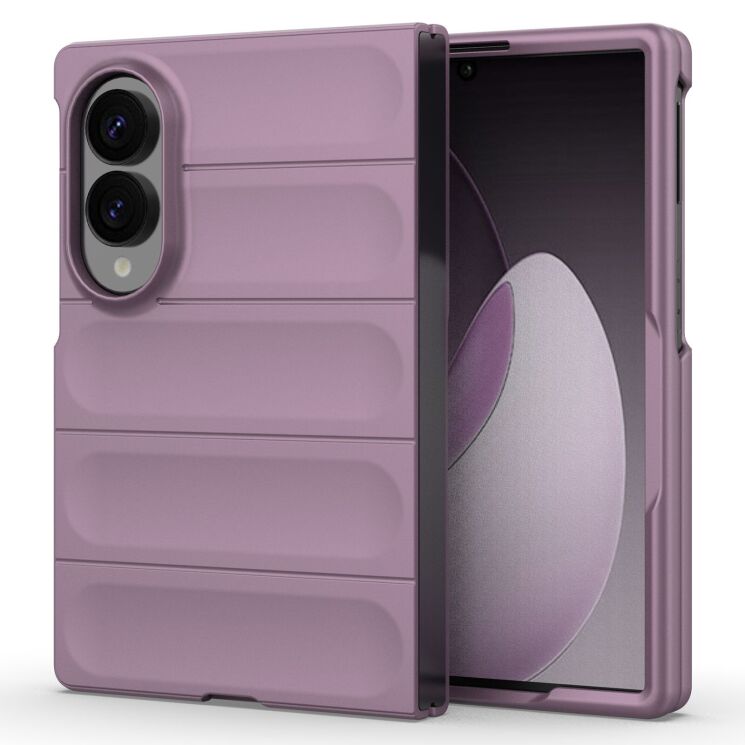 Силиконовый (TPU) чехол Deexe Terra Case (FF) для Samsung Galaxy Fold 8 - Light Purple: фото 3 из 6