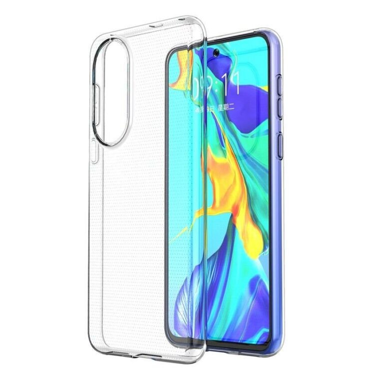 Силиконовый (TPU) чехол Deexe UltraThin для Huawei P50 - Transparent: фото 1 из 8